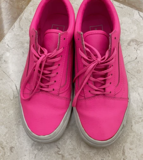 vans板鞋 女 亮粉色 38码 正品，专...