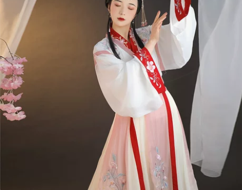 裳云兮秦树语汉服女中国风晋制交领齐腰襦裙非...