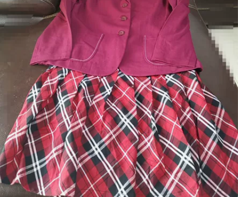 闲置～广州南武中学校服冬装西装裙子一套 全...