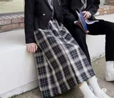 班服高中学生学院风套装演出服女长裙英伦西装...