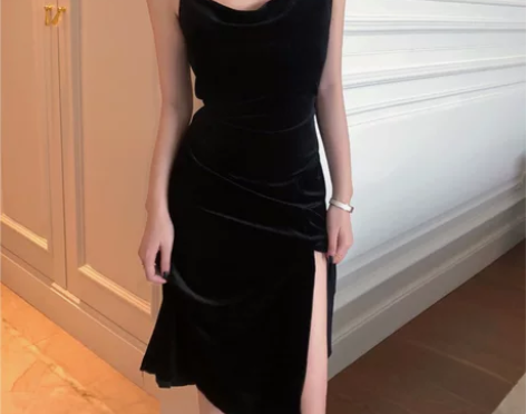 夏季新款性感细肩带收腰显瘦吊带裙子潮韩版c...