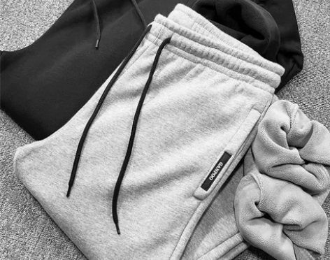 老美外贸!秋冬澳利绒加绒保暖卫裤 男士全棉...