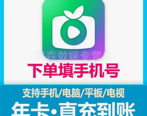 【直充】爱奇艺电视端年卡12个月银河奇异果...