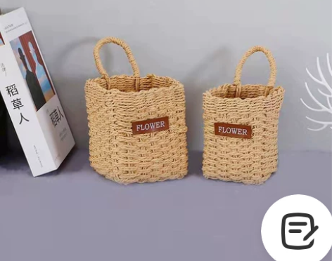 家居小挂篮杂物收纳筐装饰花篮收纳挂篮 ? ...
