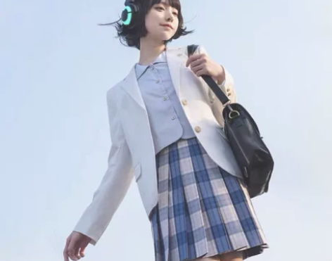 jk妖舞2022春夏合作款梗豆物语格裙 限...