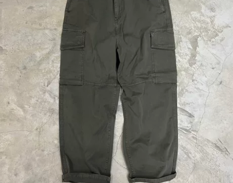 carhartt wip直筒工装大兜裤女款...