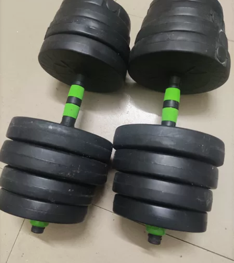 哑铃两只,各个15公斤,在甲子塘社区,50...