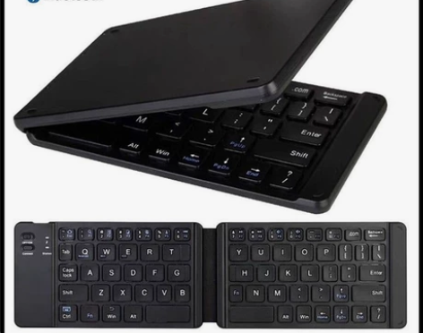 两折折叠键盘蓝牙键盘无线键盘便携式键盘迷你...