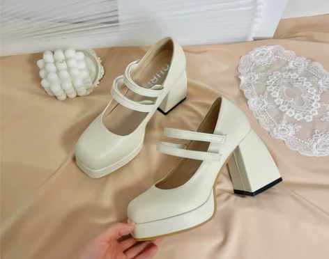 ?小个子婚鞋超高跟神器防水台法式优雅主婚纱...