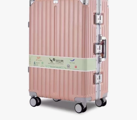 曼森袋鼠拉杆箱行李箱旅行箱9位数密码三把海...