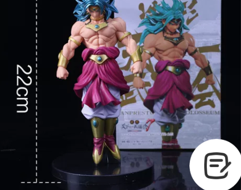 七龙珠动漫 武道会7布罗利站姿 手办模型公...