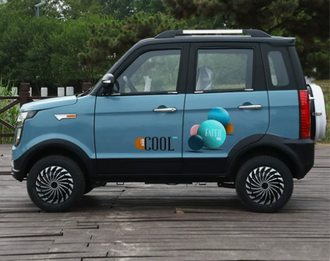 四轮电动车家用成人新能源汽车女士接送全封闭...