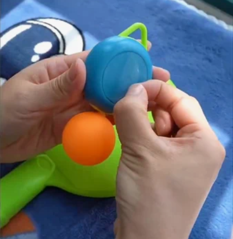 儿童悬挂式乒乓球训练器室内亲子感统神器浮纠...