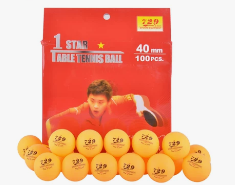 天津友谊729 一星乒乓球练习球100只礼...