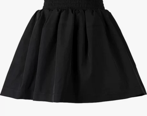 泡泡裙半身裙高腰花苞短裙女松紧腰裙裤一体黑...