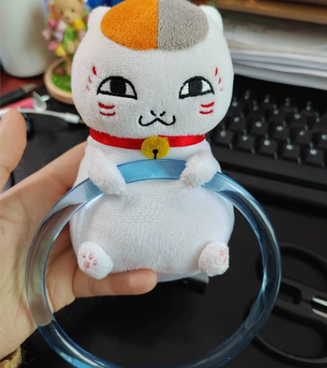 猫老师毛绒摆件挂件 可以挂毛巾什么的 猫老...