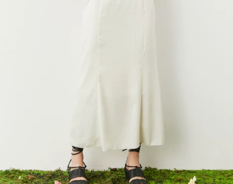 ?MOUSSY 2021夏季新品光泽感侧边...