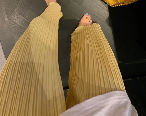 阔腿拖地裤女高腰垂感长裤宽松百搭2019夏...