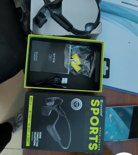 【捡漏】兰士顿 BS17黑色骨传导耳机 蓝...