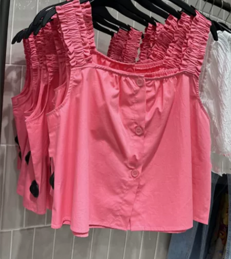 h##amp;amp;m自制女士吊带背心新...