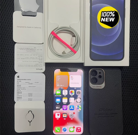 苹果12mini，128g黑色，正品国行，...