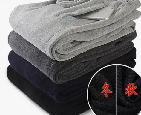 男士运动裤直筒夏季休闲长裤子加肥加大码薄款...