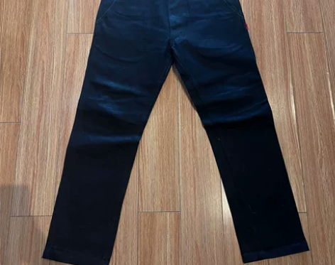 WTAPS 全新无吊牌 蓝染挂浆工装裤 S...