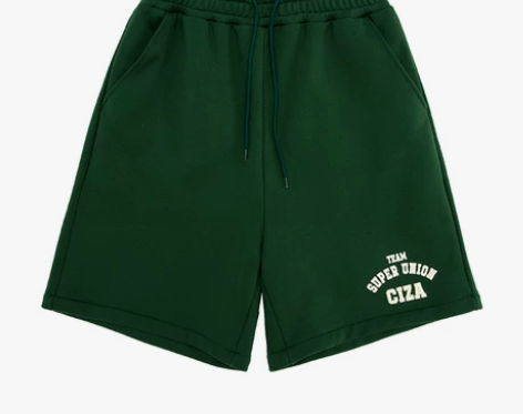 ?ciza国潮牌夏季短裤男女情侣无性别纯棉...