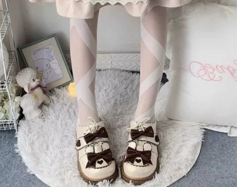 SuperPink【暖暖熊】原创加绒lo鞋...