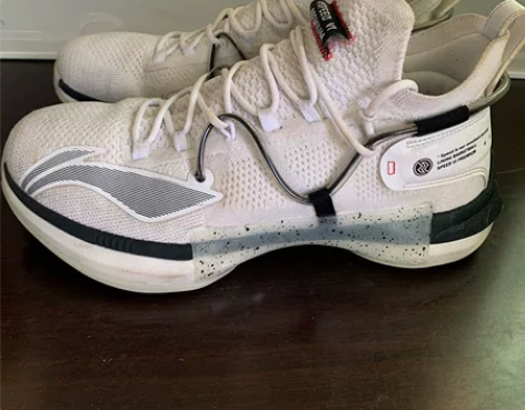 李宁闪击6黑白奥利奥配色实战篮球鞋运动比赛...