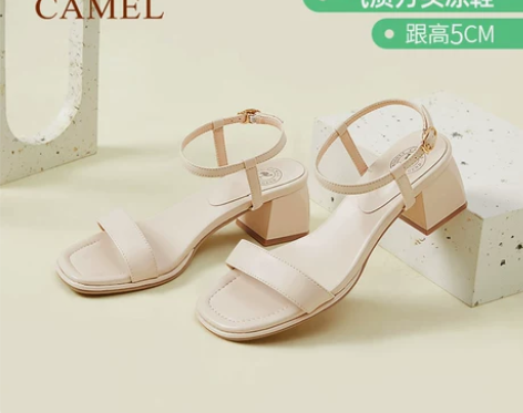 骆驼女鞋   就穿过一次，不习惯穿带跟的[...