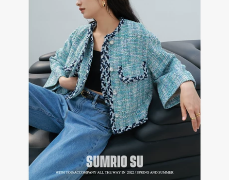 ?sumrio时髦新彩 轻薄香奶奶伞型八分...