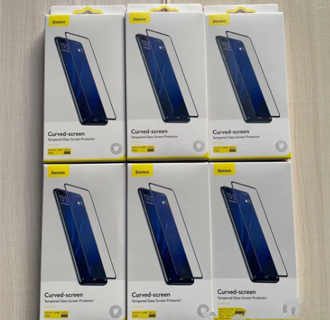 倍思华为p40钢化膜9D高清全屏全覆盖玻璃...