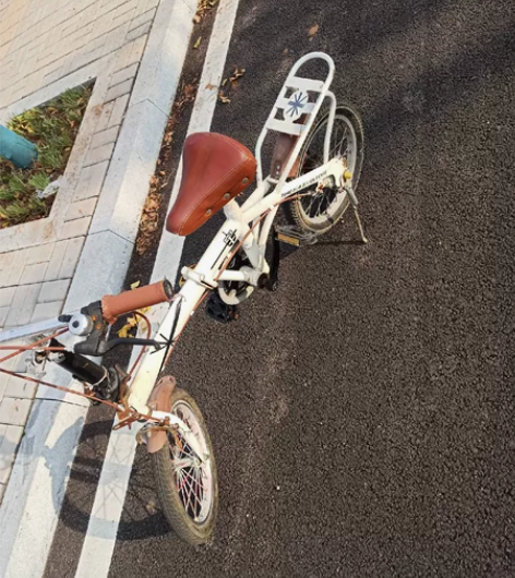 16寸闲置折叠自行车 ，低价出，质量没的说...