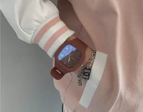 方形手表女款夏季小众设计ins风显白初高中...