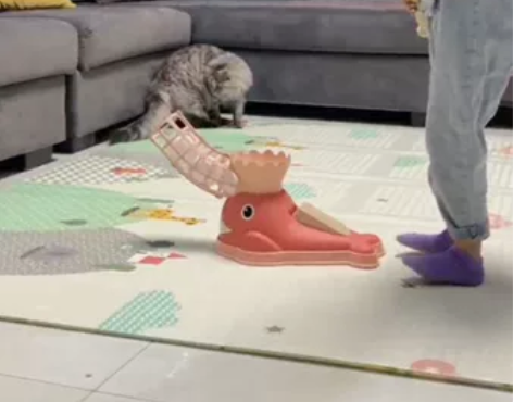 【儿童棒球】趣味脚踩弹射棒球玩具套装发射器...