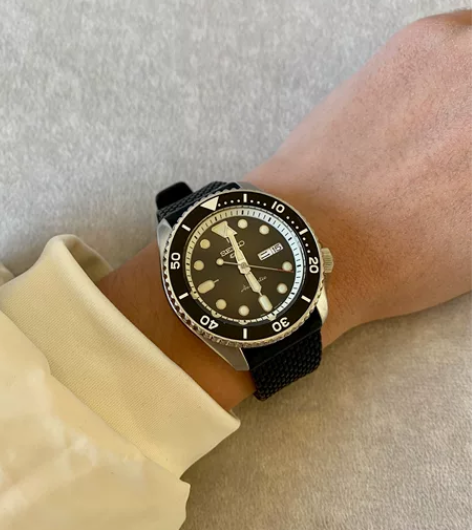 SEIKO 精工 新盾牌5号男款运动手表,...