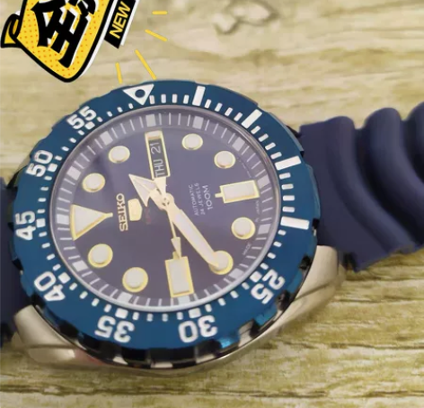 SEIKO精工手表男5号红牙水鬼全自动机械...