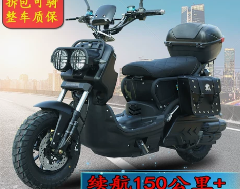 电动车 新款72V祖玛电瓶车踏板摩托车双人