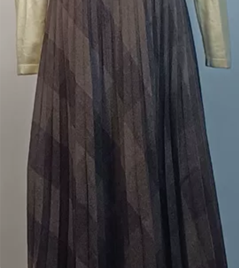 古着日本品牌百分百羊毛半身裙长裙大摆裙伞裙...