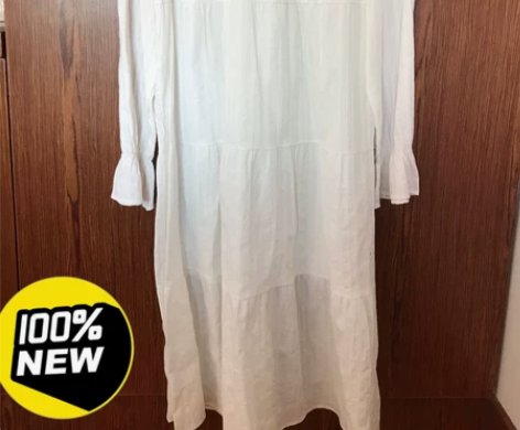 【全新】白色连衣裙 仙女裙 文艺范，可打底...