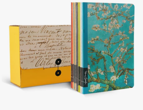 晨光文具梵高缝线本套装笔记本记事本A5 3...