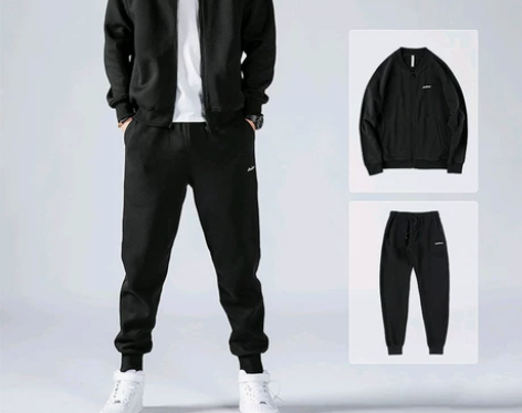 运动装 运动套装加肥加大男士大码潮流宽松胖...