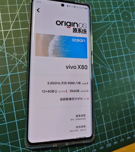 vivo x80 12+256，单机，充电...