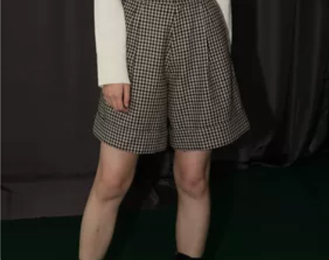 团长家2020秋冬千鸟格纹羊毛百搭时尚复古...