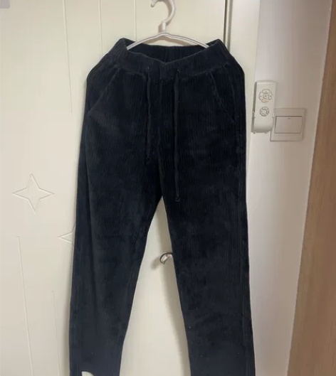 黑色丝绒阔腿裤 s码 无瑕疵?几乎全新S￥...