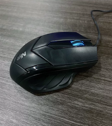 AOC3键游戏鼠标有线静音宏定义编程电竞机...