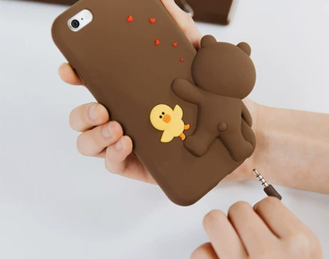 韩国line布朗熊iphone6s手机壳 ...