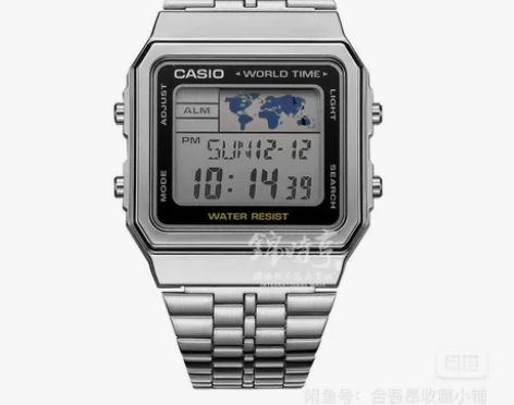 卡西欧casio时尚休闲小金表简约复古金色...