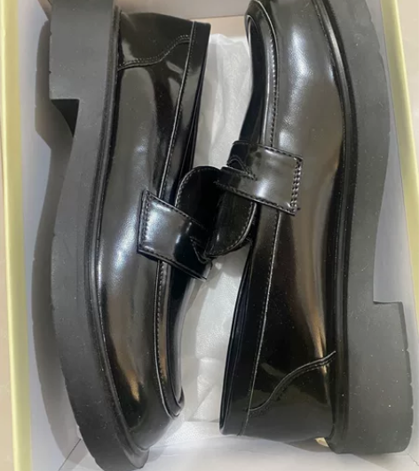 乐福鞋单鞋一脚蹬小皮鞋 全新，40码，买的...